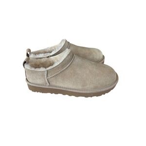 UGG Women's Classic Micro Boot Sheepskin Lined Slip On  Sand Sz 5 1173891